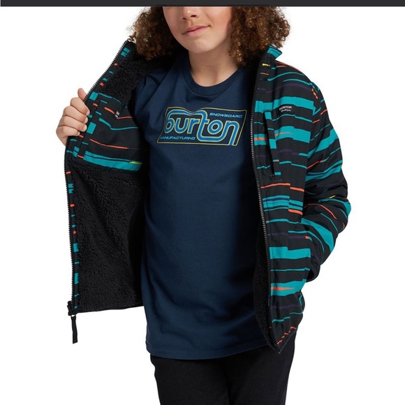 Burton Snooktwo Reversible Jacket- big kids size L - Picture 9 of 14